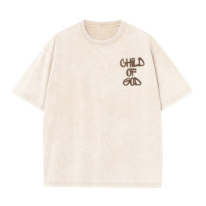 Christianartworkshop "CHILD OF GOD" Adult Washed T-Shirt - image 4