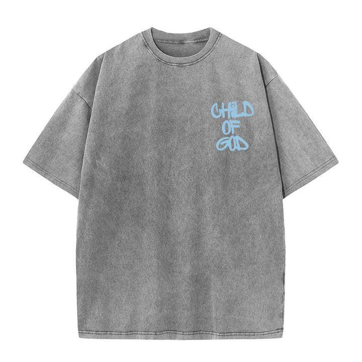 Christianartworkshop "CHILD OF GOD" Adult Washed T-Shirt - image 18