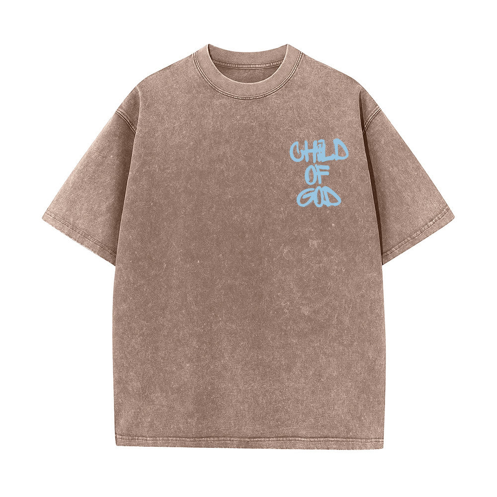 Christianartworkshop "CHILD OF GOD" Adult Washed T-Shirt - image 16