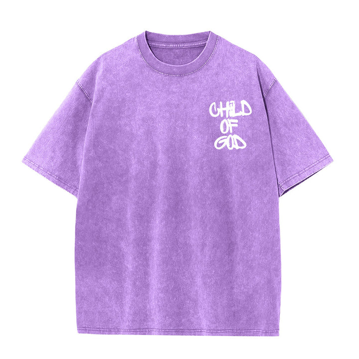 Christianartworkshop "CHILD OF GOD" Washed T-Shirt - image 21