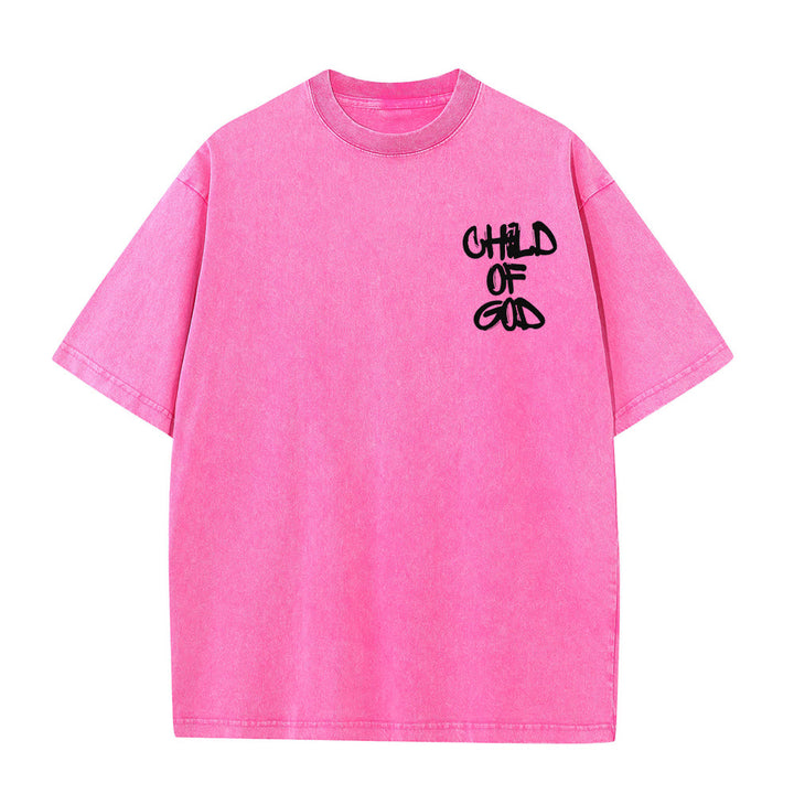 Christianartworkshop "CHILD OF GOD" Adult Washed T-Shirt - image 10