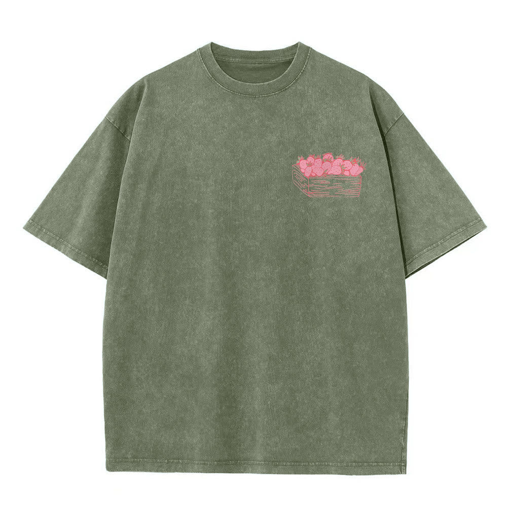 Christianartworkshop Fruit Of The Spirit Unisex Washed T-Shirt - image 9