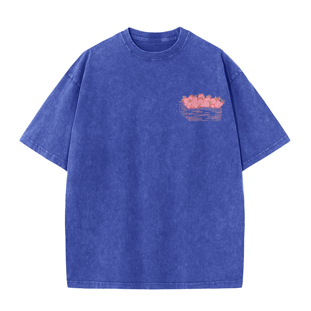 Christianartworkshop Fruit Of The Spirit Unisex Washed T-Shirt - image 5