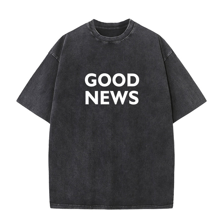 Christianartworkshop "For God So Loved the World" Unisex Washed T-Shirt - image 1
