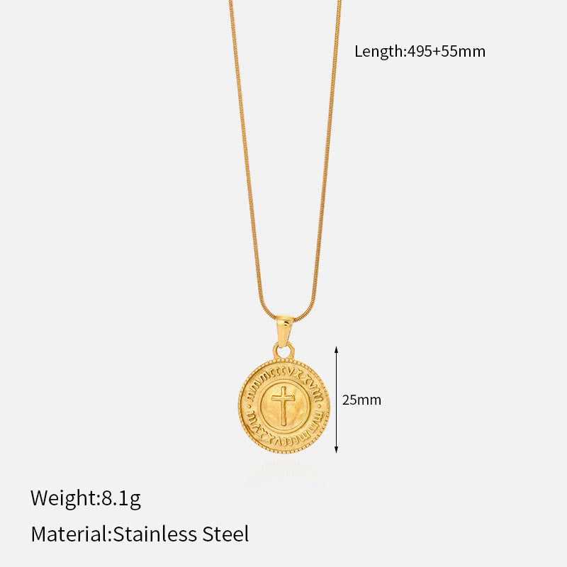 Christianartworkshop Multi-Design Cross Necklace: Quiet Reminder of His Faithfulness - S - image 21