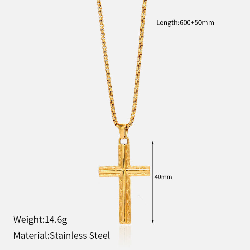 Christianartworkshop Multi-Design Cross Necklace: Quiet Reminder of His Faithfulness - G - image 9