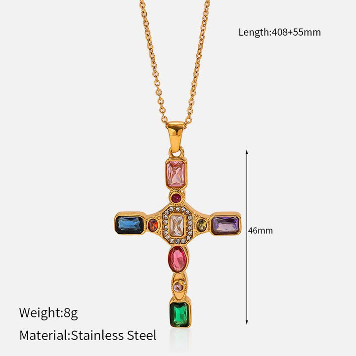 Christianartworkshop Multi-Design Cross Necklace: Quiet Reminder of His Faithfulness - O - image 17