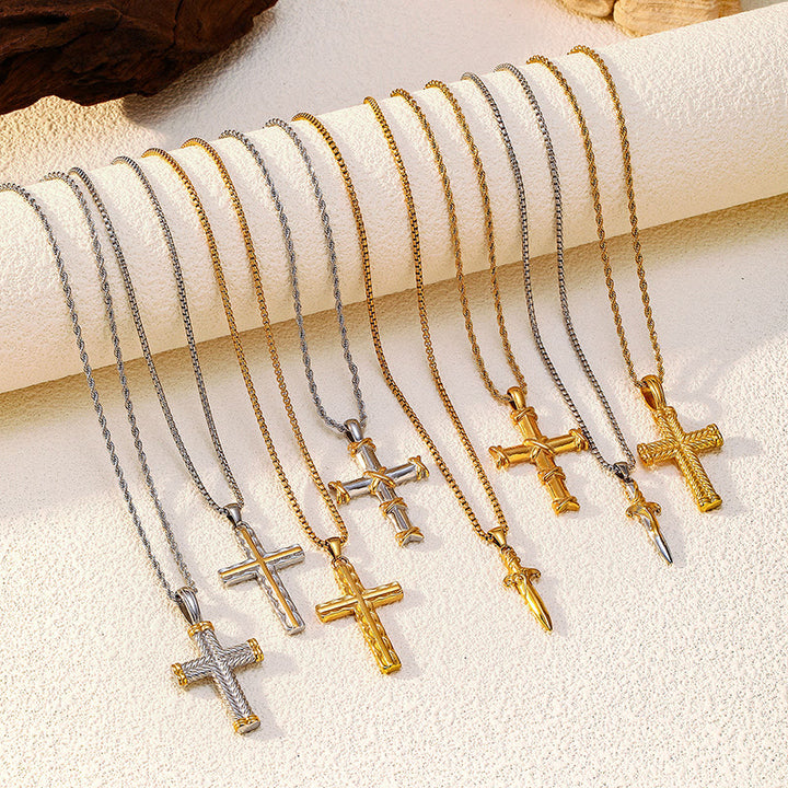 Christianartworkshop Multi-Design Cross Necklace: Quiet Reminder of His Faithfulness - image 1