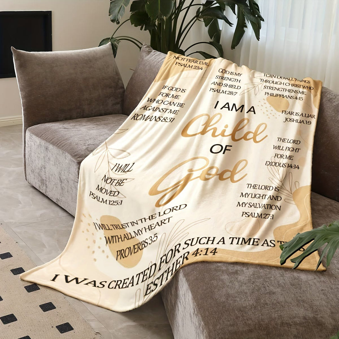 Christianartworkshop I Am A Child of God Faith Tapestry: His Identity in Comfort - image 3