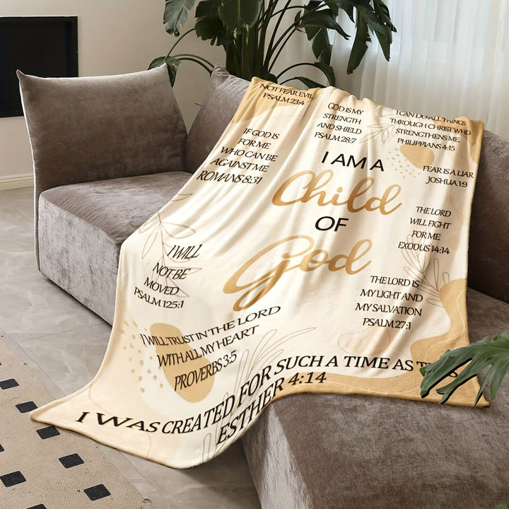 Christianartworkshop I Am A Child of God Faith Tapestry: His Identity in Comfort - image 3