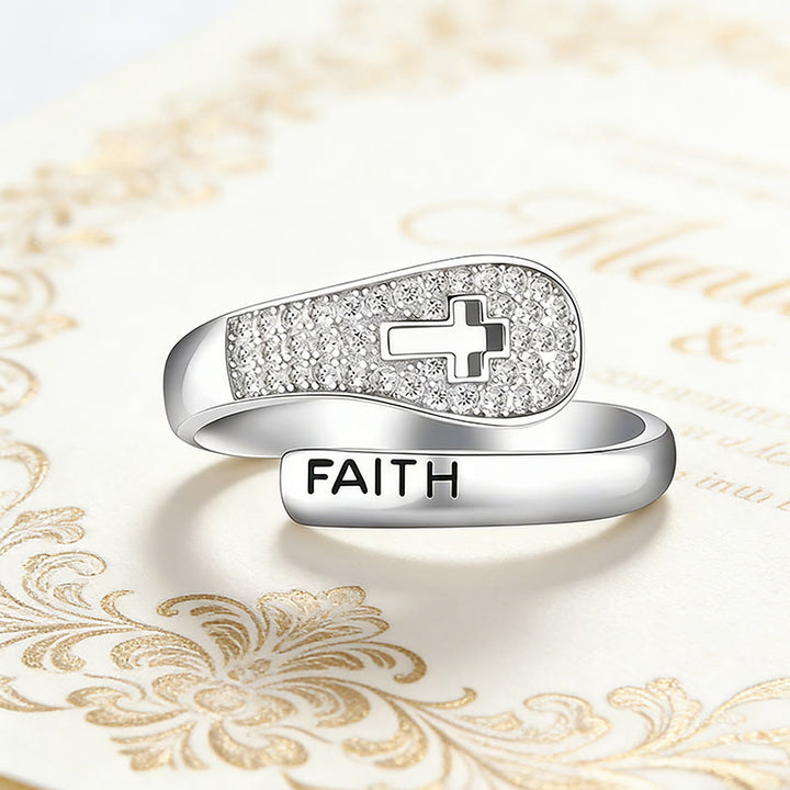 Christianartworkshop Faith & Cross Layered Ring: Embody His Unchanging Presence - image 5