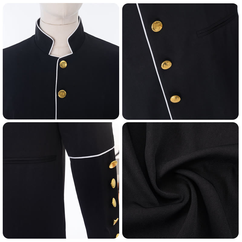 Christianartworkshop Classic Multicolor Cassock with Contrast Trim & Medieval Elegance - image 4