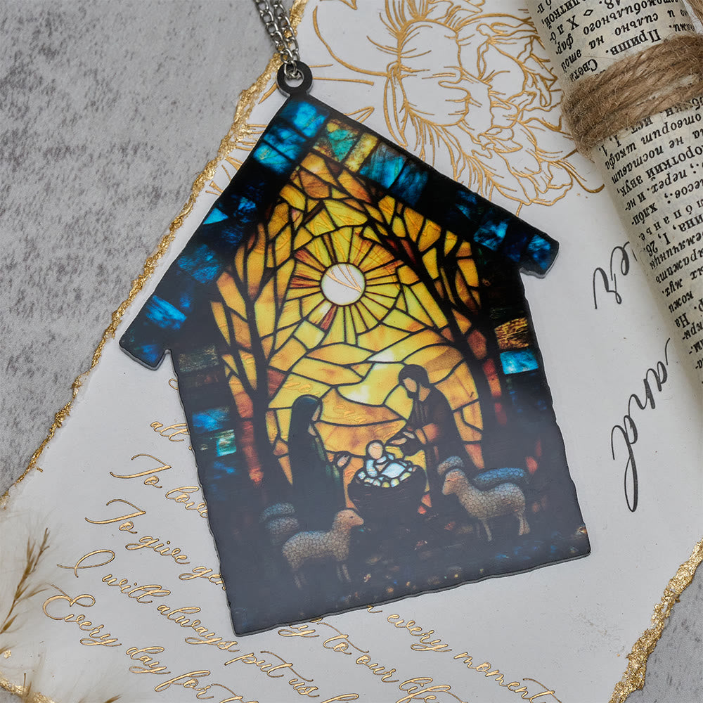 Christianartworkshop Guiding Light Nativity Scene Ornament: Portable Reminder of Holiday Grace - image 9