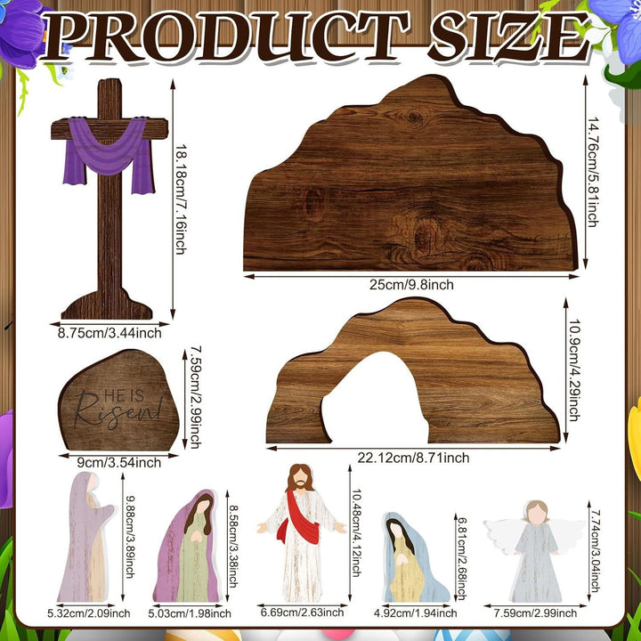 Christianartworkshop Resurrection Scene Easter Decor Set: A Symbol of Eternal Hope - image 4