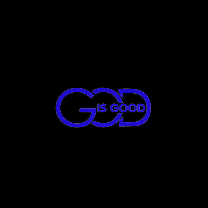 Christianartworkshop GOD IS GOOD Car Decal: Symbol of Faith and Blessing on the Road - Blue - image 10