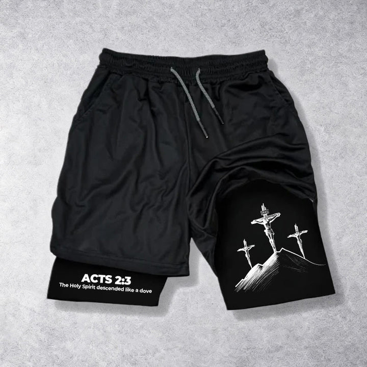 Christianartworkshop Acts 23 The Holy Spirit Descended Shorts - image 9