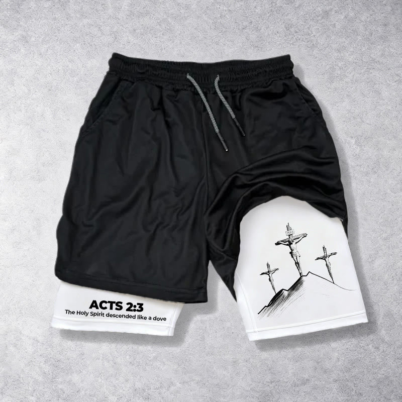 Christianartworkshop Acts 23 The Holy Spirit Descended Shorts - image 2