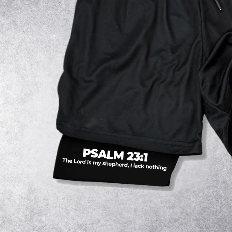Christianartworkshop Psalm 23 Faithful Shepherd Printed Shorts - image 12