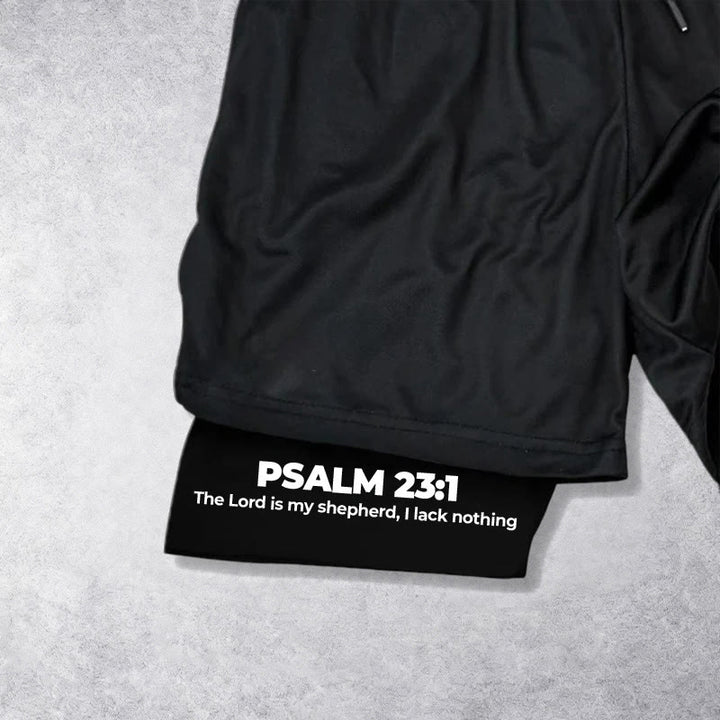 Christianartworkshop Psalm 23 Faithful Shepherd Printed Shorts - image 12