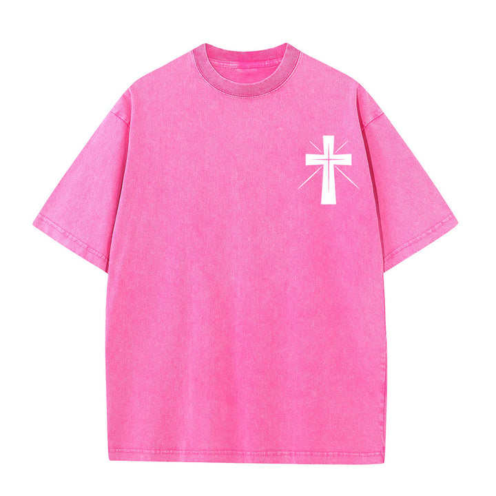 Christianartworkshop Seek First the Kingdom of God Unisex Washed T-Shirt - image 26