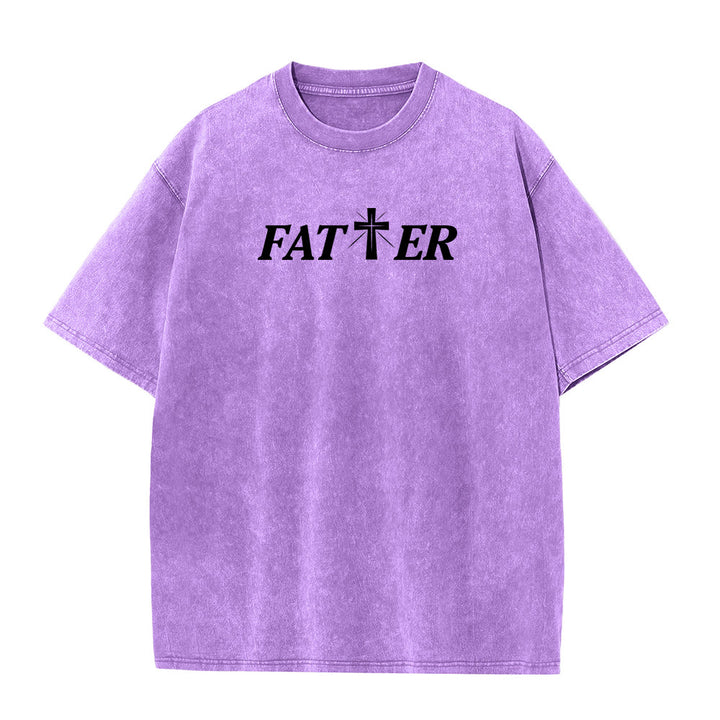 Christianartworkshop Faith-Filled Jesus Crown of Thorns Unisex Washed T-Shirt - image 23