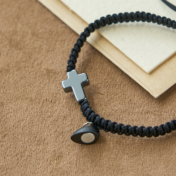 Christianartworkshop Magnetic Heart Cross Bracelet Set: A Symbol of Sacred Union and Enduring Love - image 9