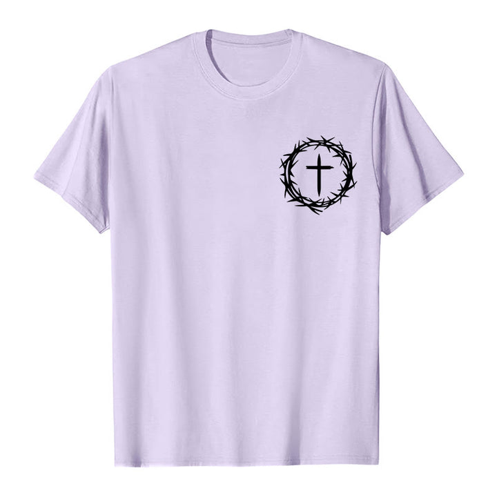Christianartworkshop A Lot Can Happen In 3 Days Thorn Crown Cross Unisex T-shirt - image 13