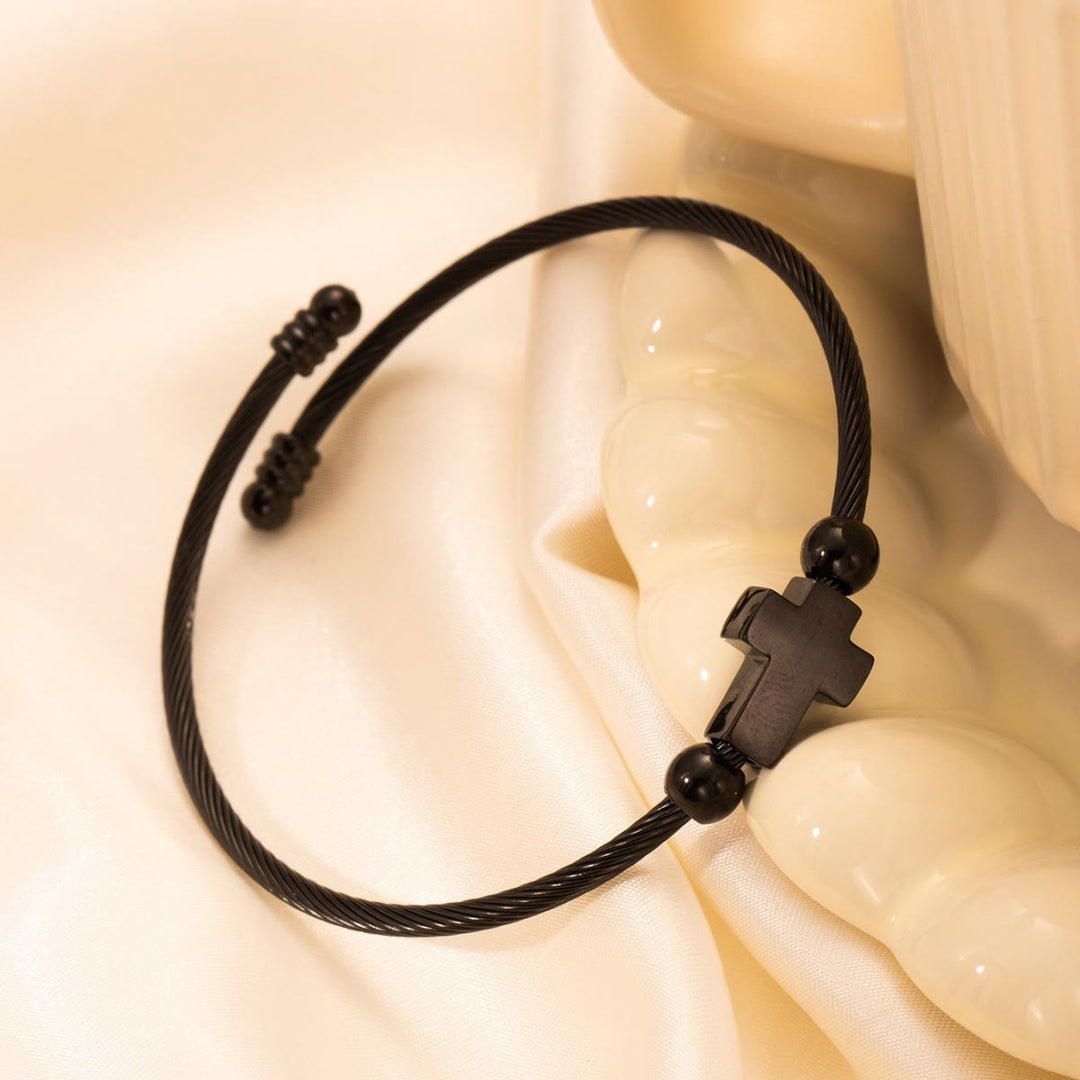Christianartworkshop Miraculous Medal St. Benedict Cross Charm Daily Prayer Devotion Bracelet - image 8
