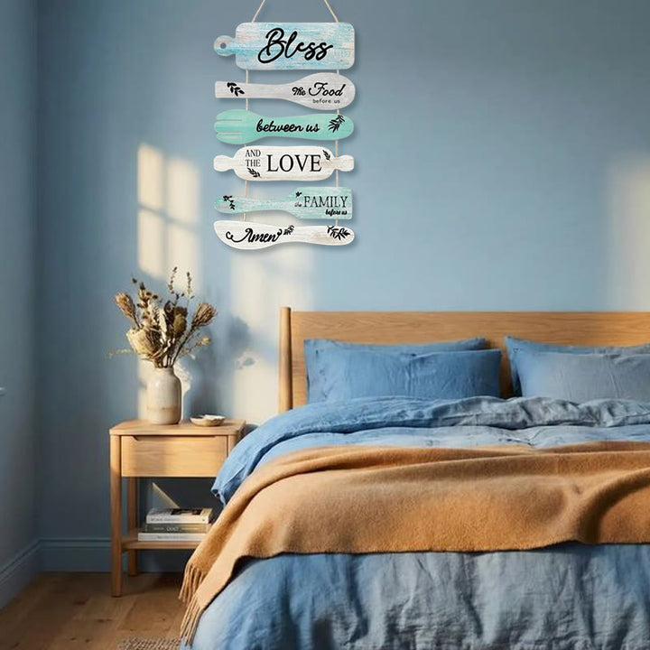 Christianartworkshop Four-Style Rustic Wooden Blessing Wall Art: A Symbol of Familial Faith & Fellowship - image 4