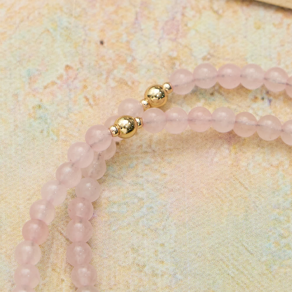 Christianartworkshop Magnetic Strawberry Agate Rosary Bracelet: Emblem of Divine Grace & Purity - image 4