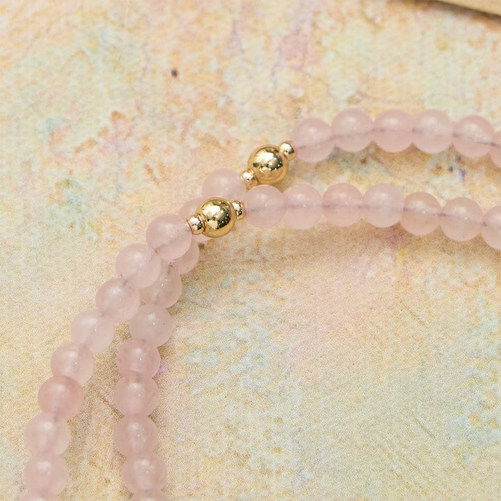 Christianartworkshop Magnetic Strawberry Agate Rosary Bracelet: Emblem of Divine Grace & Purity - image 4