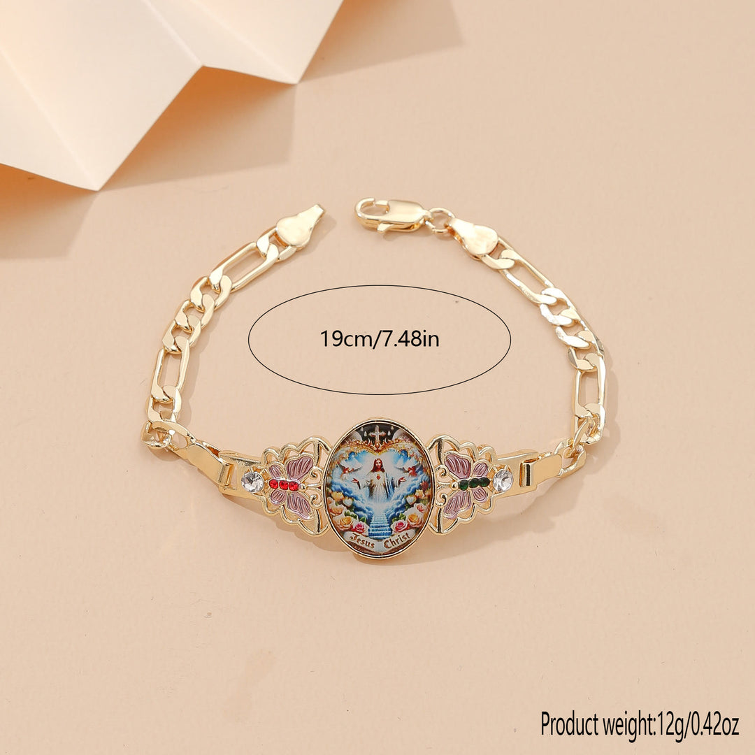 Christianartworkshop Jesus Christ & Butterfly Bracelet: Elevating Daily Devotion With Sacred Symbolism - image 4