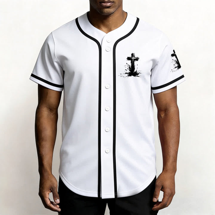 Christianartworkshop Not All Superheroes Wear Capes A Cross Unisex Baseball Jersey - image 2