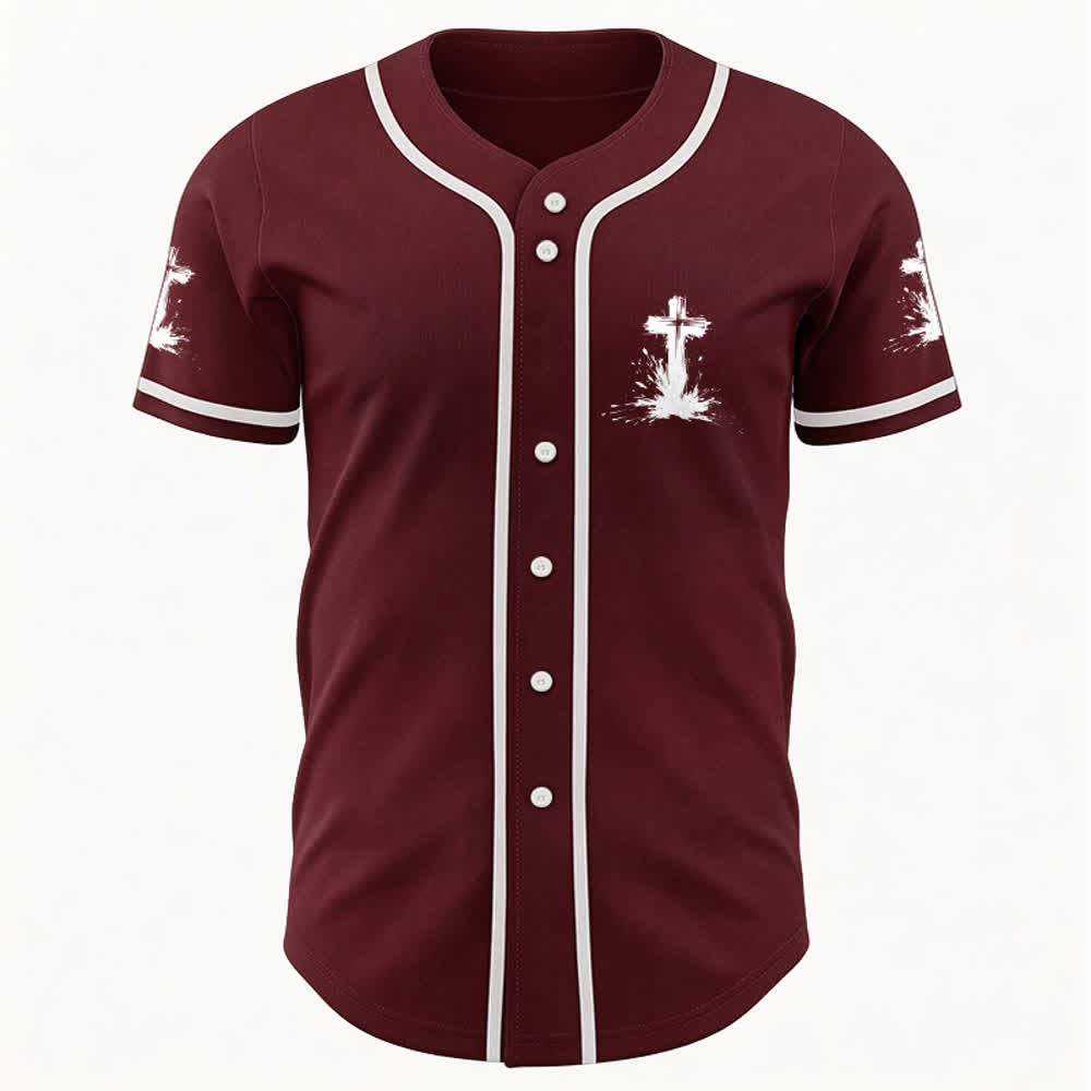 Christianartworkshop Not All Superheroes Wear Capes A Cross Unisex Baseball Jersey - image 15