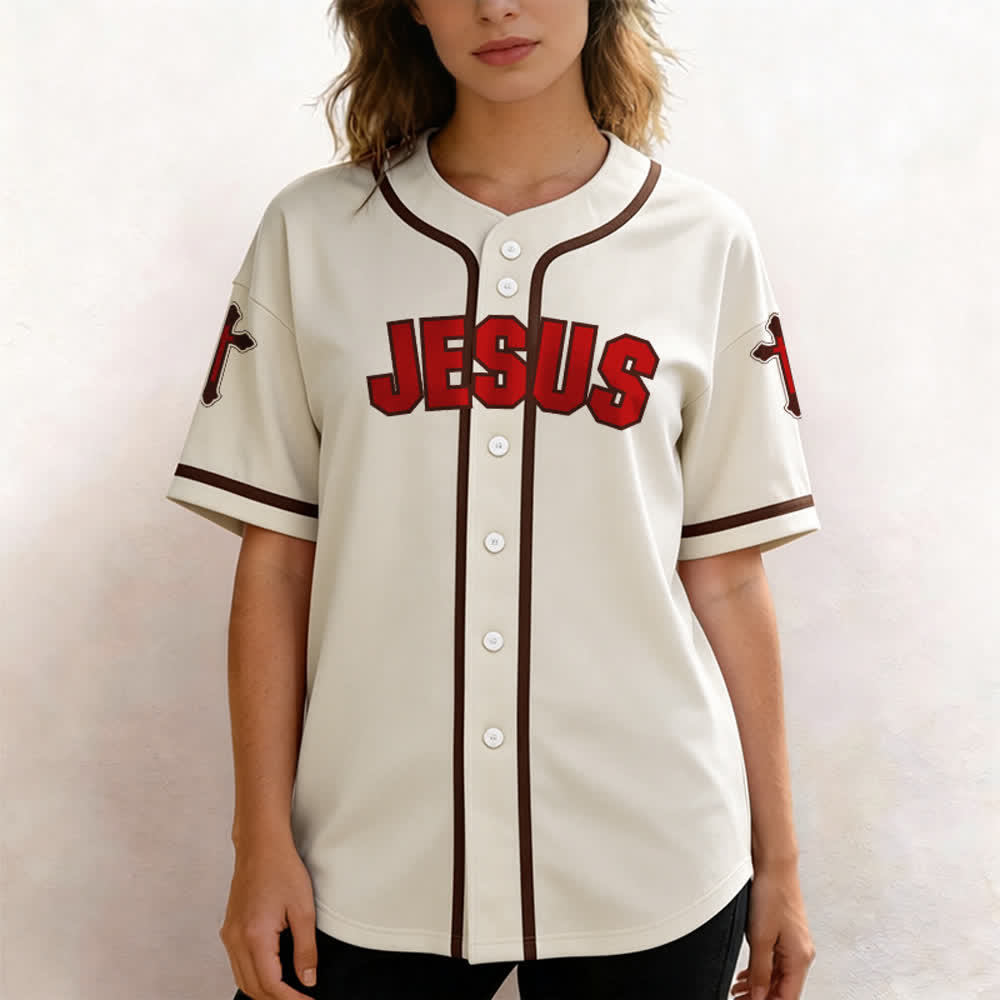 Christianartworkshop The Cross Is The Evidence Of God's Love Unisex Baseball Jersey - image 4