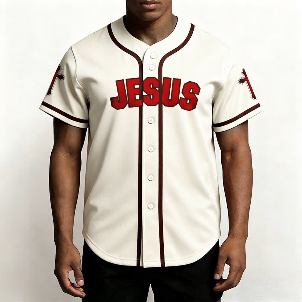 Christianartworkshop The Cross Is The Evidence Of God's Love Unisex Baseball Jersey - image 2