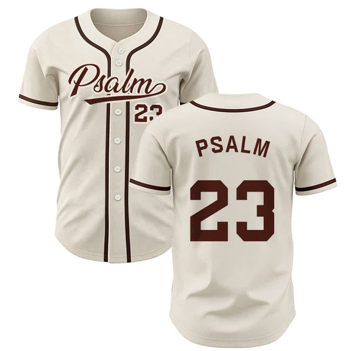 Christianartworkshop Retro Sport Style Psalm 23 Unisex Baseball Jersey - Apricot - 5XL - image 25