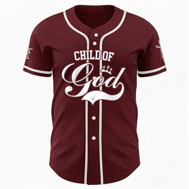 Christianartworkshop Child Of God Personalized Name Number Unisex Custom Baseball Jersey - image 15