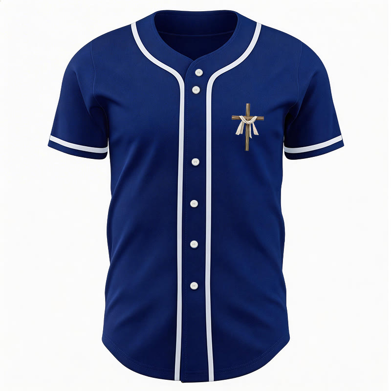 Christianartworkshop He Is Not Here He Is Risen Faith Unisex Baseball Jersey - image 55