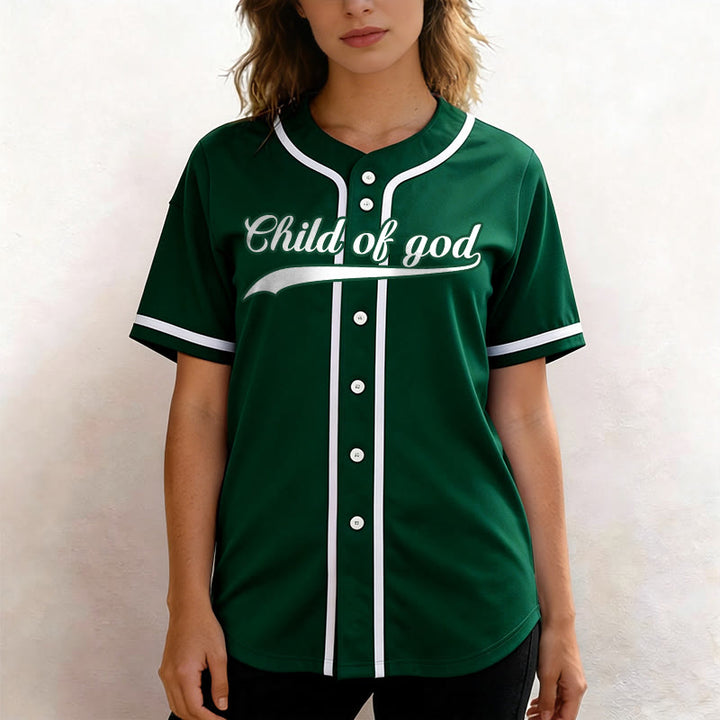 Christianartworkshop Child Of God Custom Name Number Unisex Baseball Jersey - image 53