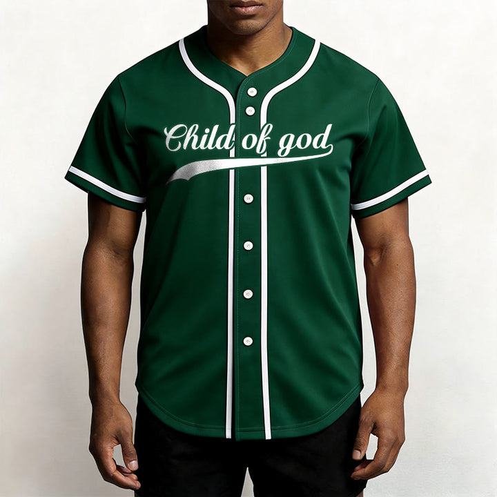 Christianartworkshop Child Of God Custom Name Number Unisex Baseball Jersey - image 51