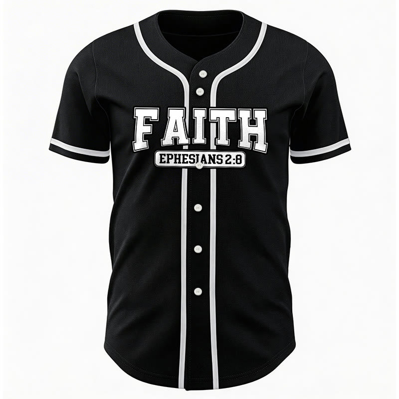 Christianartworkshop Faith Ephesians 2:8 Custom Name Number Baseball Jersey - image 34