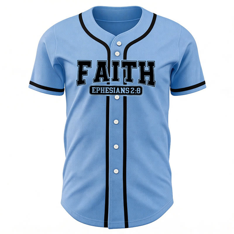 Christianartworkshop Faith Ephesians 2:8 Custom Name Number Baseball Jersey - image 48