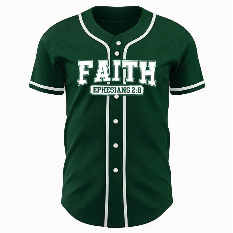 Christianartworkshop Faith Ephesians 2:8 Custom Name Number Baseball Jersey - image 55