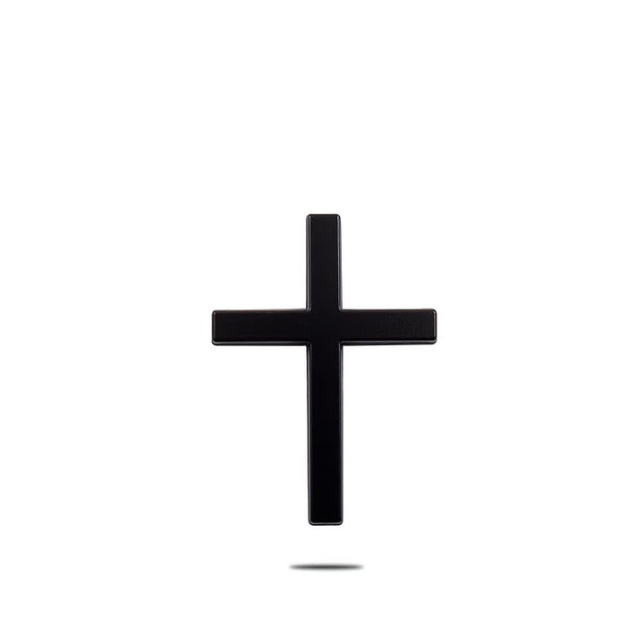 Christianartworkshop Durable Metal Cross Car Decal: Remind of His Quiet Guidance on the Road - Black (Set of 4) - image 13
