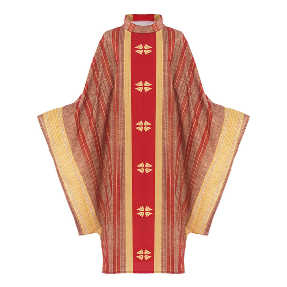 Christianartworkshop Liturgical Chasuble for Sacred Ceremonies - Red - One Size FIts Most - image 1