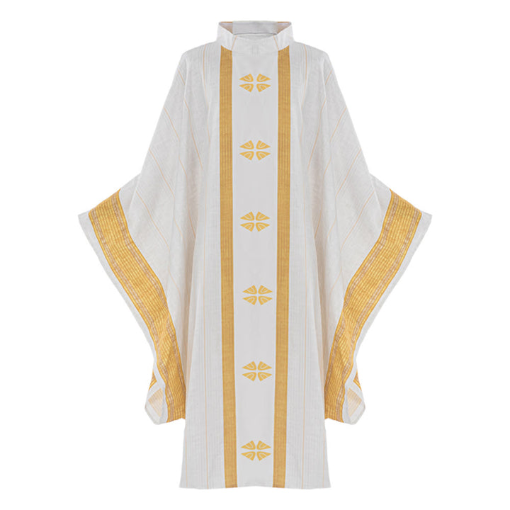 Christianartworkshop Liturgical Chasuble for Sacred Ceremonies - White - One Size FIts Most - image 2