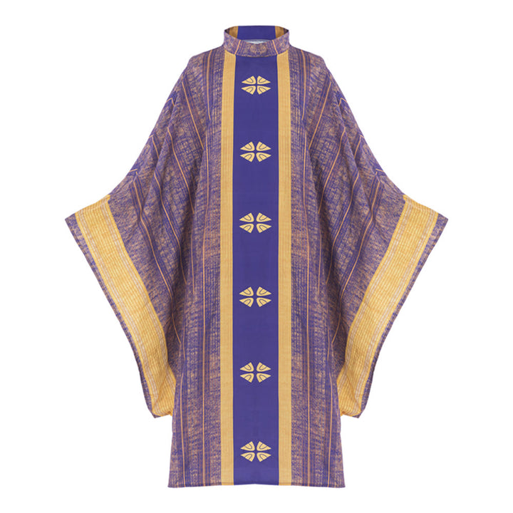 Christianartworkshop Liturgical Chasuble for Sacred Ceremonies - Purple - One Size FIts Most - image 0
