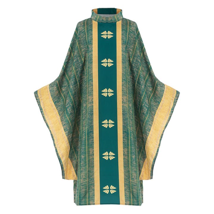 Christianartworkshop Liturgical Chasuble for Sacred Ceremonies - Green - One Size FIts Most - image 3
