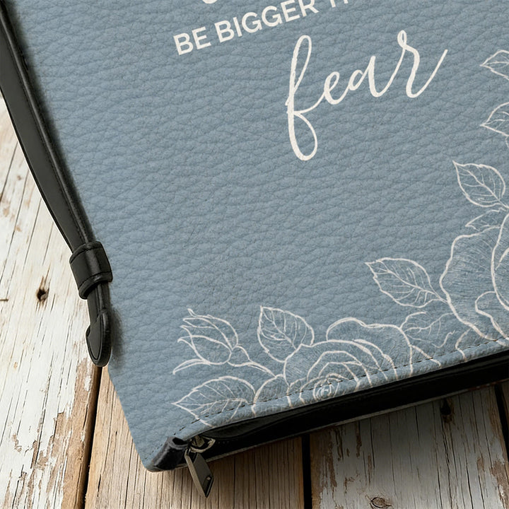 Christianartworkshop Let Your Faith Be Bigger Than Your Fear Floral Bible Cover - image 8